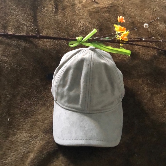 rag and bone suede baseball cap